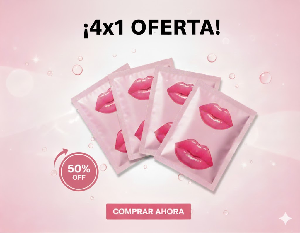 PARCHES DE LABIOS REPARADORES 4X1